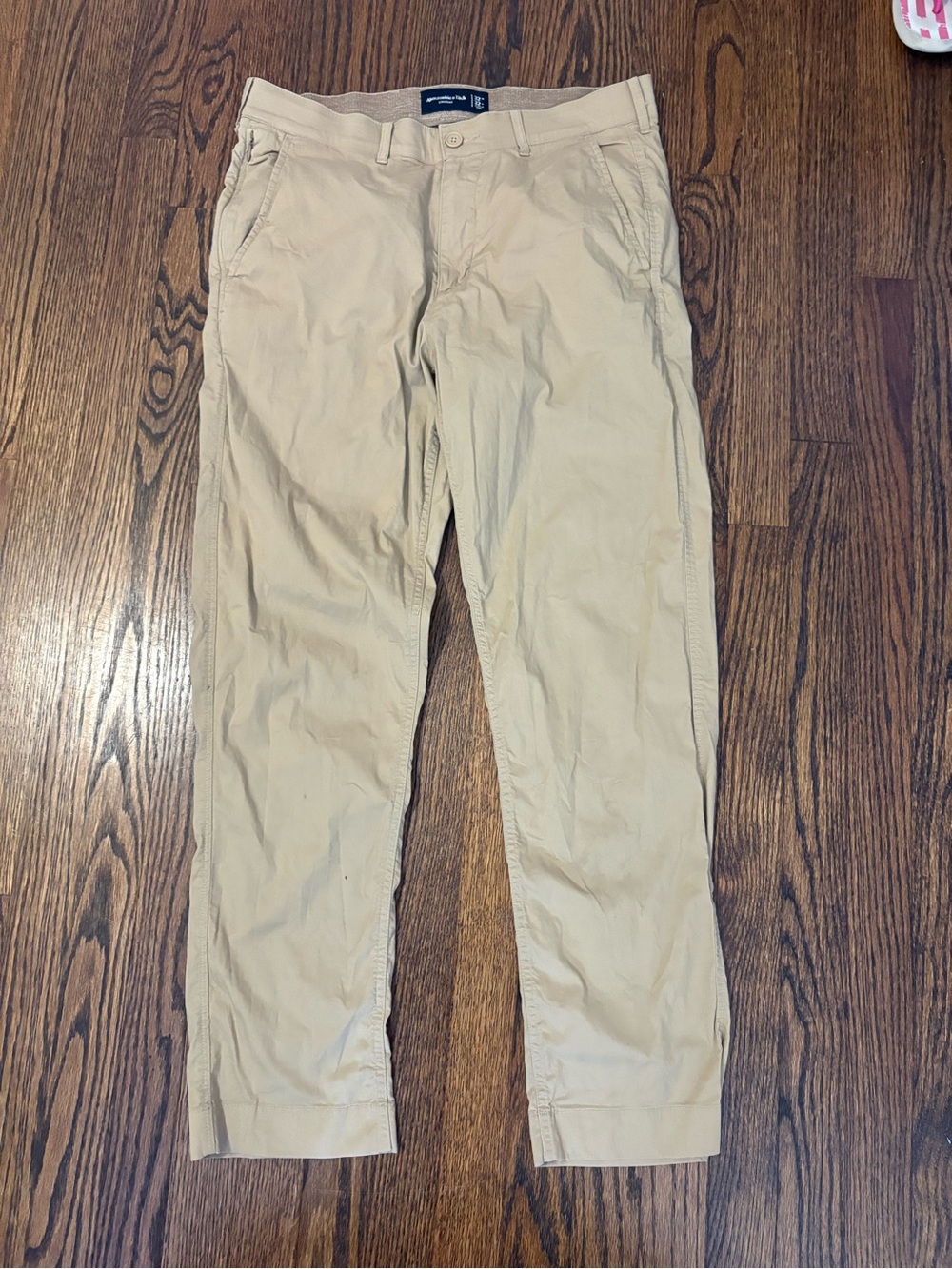 Abercrombie & Fitch Men's Tan Pants